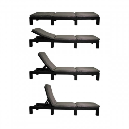 Sezlong Daytona Deluxe, Keter, grafit [1]
