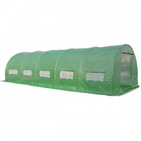 Solarii gradina - Solar de gradina 8 x 3 x 2 m, folie verde
