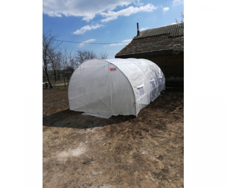 Solar gradina alb cu schelet metalic 4.5 x 3 m [2]