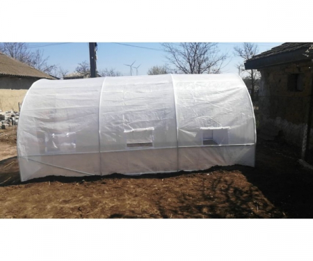 Solar gradina alb cu schelet metalic 4.5 x 3 m [3]