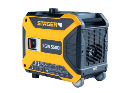 Noutati - Stager DigiS 5500i Generator digital invertor insonorizat 5.5kW, monofazat, benzina, autonomie pana la 6h