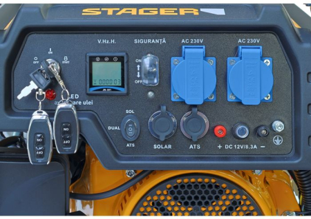 Stager FD 3600ER Automatic Generator curent monofazat, 230V, 3.0kW, benzină, conector ATS, multistart, autonomie pana la 20h [2]
