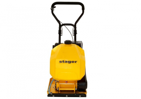 Stager PCB60 Placa compactoare usoara, Loncin G200F benzina, rezervor apa, roti, covor silicon [3]
