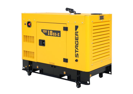Generatoare electrice - Stager YDY18S3-E Generator insonorizat 18kVA, 23A, 1500rpm, trifazat, diesel