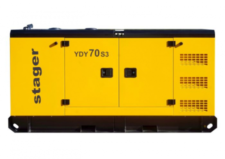 Stager YDY70S3 Generator insonorizat 70kVA, 89A, 1500rpm, trifazat, diesel [2]