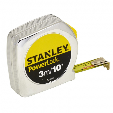 Masura si control - Stanley 0-33-203 Ruleta Powerlock classic cu carca metalica, 12.7mm, 3m