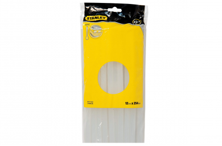 Modelare si bricolaj - Stanley STHT1-70432 Set 24 Batoane transparente de silicon 12x254mm, 1kg