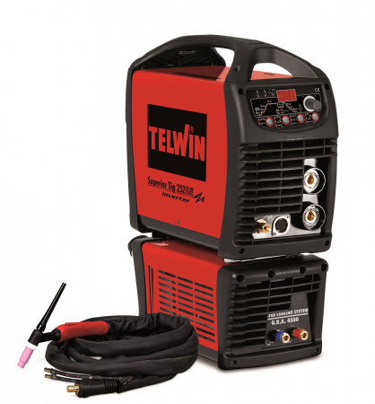 Aparate de sudura TIG/WIG (cu bagheta si argon) - SUPERIOR TIG 252 AC/DC -HF/LIFT AQUA - Aparat de sudura TELWIN tip TIG racit cu apa