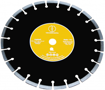 Discuri diamantate - Tudee 450x3.2x10x25.4, Disc diamantat debitare asfalt