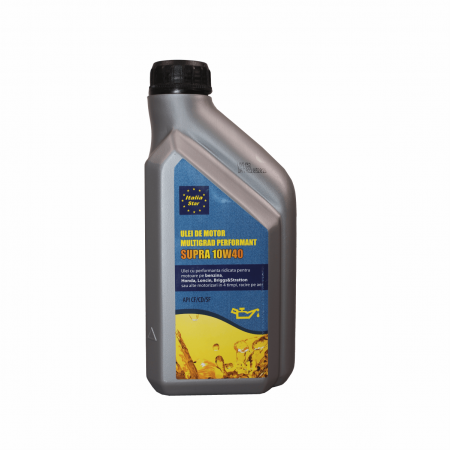 Uleiuri, vaseline, detergenti - Ulei motor pe benzina, Italia Star 10W-40 fabricat in Romania, bidon 1L