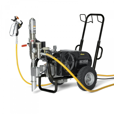 Masini de tencuit, gletuit, zugravit - Wagner HeavyCoat-950 E SSP SprayPack CART Pompa airless, 230V, debit 6,6 l /min