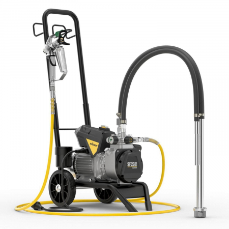 Masini de tencuit, gletuit, zugravit - Wagner SF23 PRO HEA SprayPack CART Pompa airless cu membrana, 230V, debit 2.6 l/min
