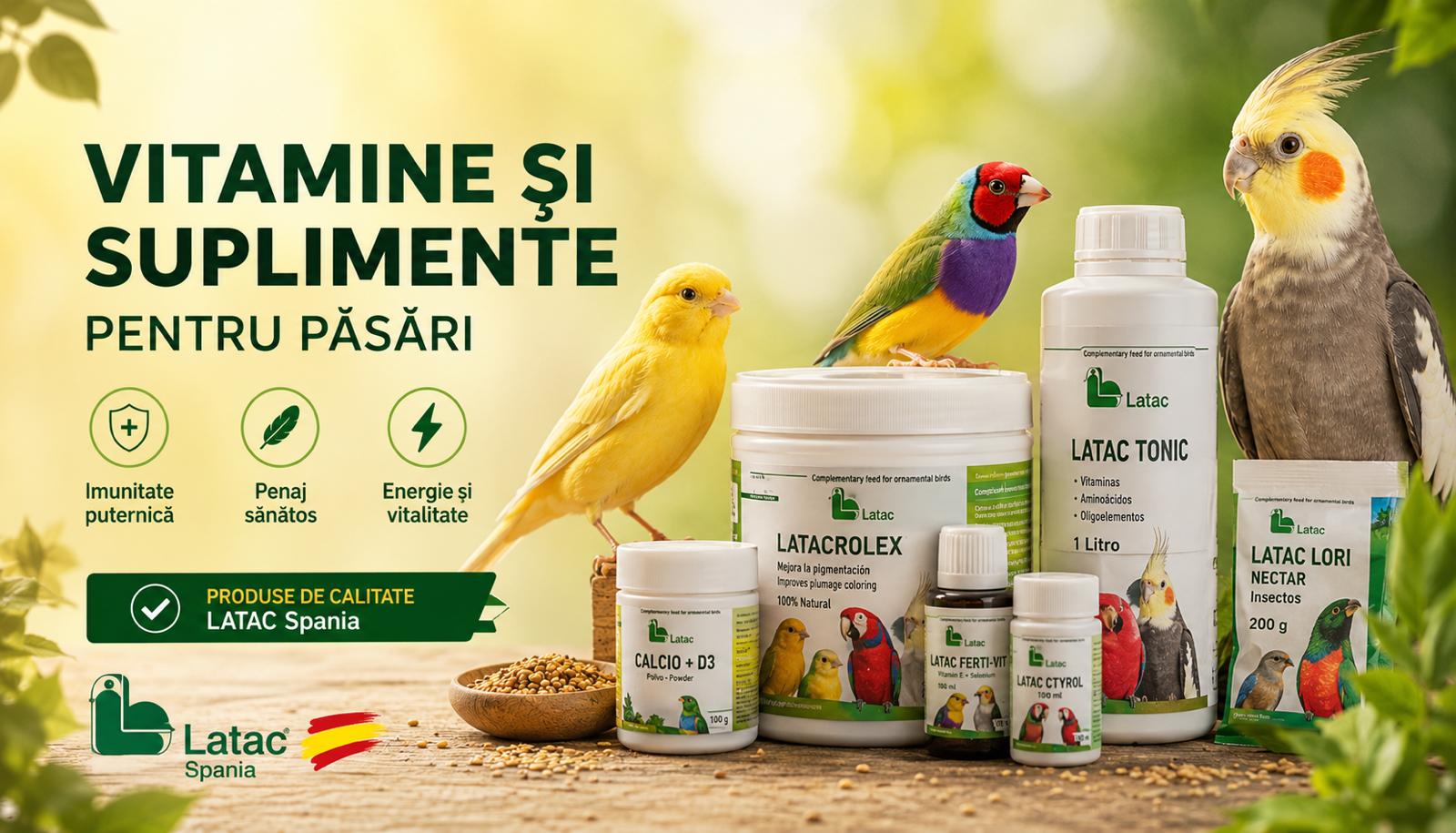 Produse pentru susținerea imunității, reproducere, năpârlire și condiție generală