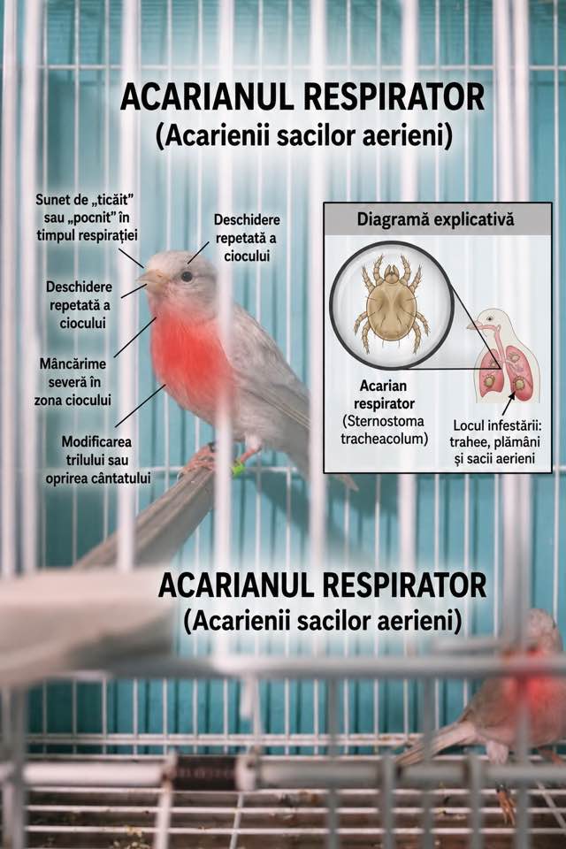 ACARIANUL RESPIRATOR (Acarienii sacilor aerieni)