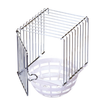 Cuiburi - Cuib exterior din fier/plastic. 10x11x16h cm