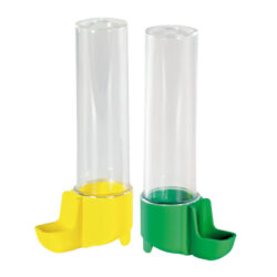 Hranitori si si adapatori - Adăpătoare colivii mici, transportine și colivii de cântec – PEGASO 40cc Alb/Albastru