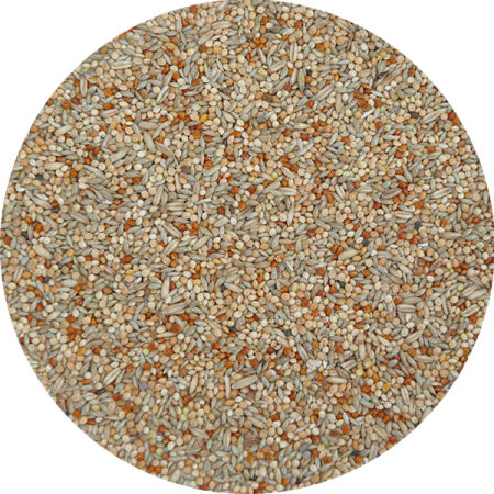 Seminte si hrana pentru pasari-Hrana pentru canari si pasari exotice - Amestec  Semințe Ornitalia pentru papagali talie mică și mijlocie Perusi, Nimfe 3,5kg