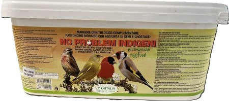 Seminte si hrana pentru pasari-Hrana pentru canari si pasari exotice - Hrana Pasari Pastoncino semi-umed  Ornitalia  Premium pentru păsări granivore 2kg: spini nativi, europene, carduelide, exotice, europeni și sud-americani.