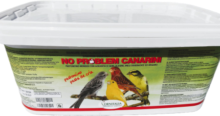 Seminte si hrana pentru pasari exotice - Pastoncino pentru canari No Problem Canaries Ornitalia 2kg