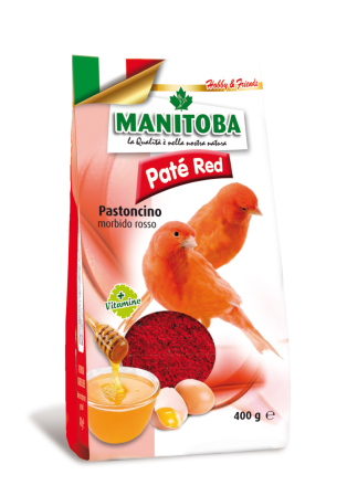 Hrana pentru canari - Pate pentru canari rosii Manitoba Paté Red 400 g