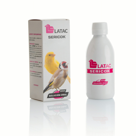 Sanatate - LATAC Sericok 250 ml – Supliment natural pentru păsări ornamentale împotriva coccidiozei și dezechilibrelor intestinale