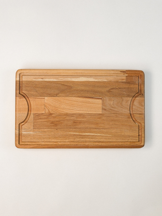 Tocător Gros Molde pentru Carne din Lemn de Fag – Placă Masivă de Tăiat și Servit, 39x24 cm [2]