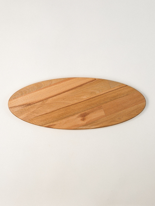 Platou Oval Mare de Servire Brânzeturi Orebro din Lemn de Fag – Design Elegant, 47 cm [2]