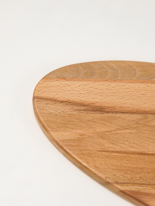 Platou Oval Mare de Servire Brânzeturi Orebro din Lemn de Fag – Design Elegant, 47 cm [3]