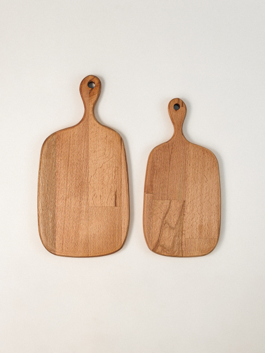 Set 2 Tocătoare Tromso din Lemn de Fag – Placă de Tăiat și Servit, Două Dimensiuni Utile [2]