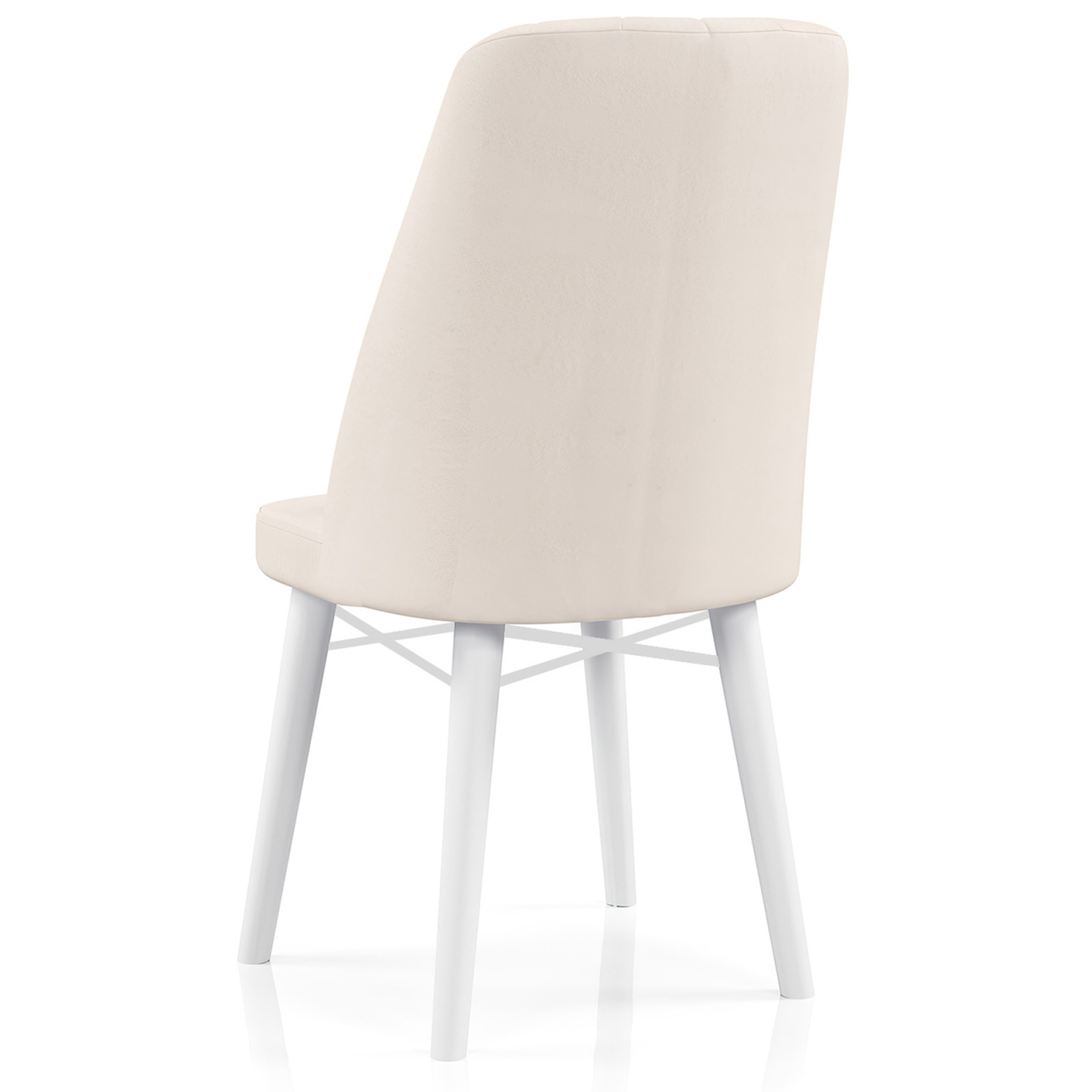 Babyface Grand Scaun Crem - Scaun Elegant și Durabil din Lemn pentru Bucătărie și Sufragerie [2]