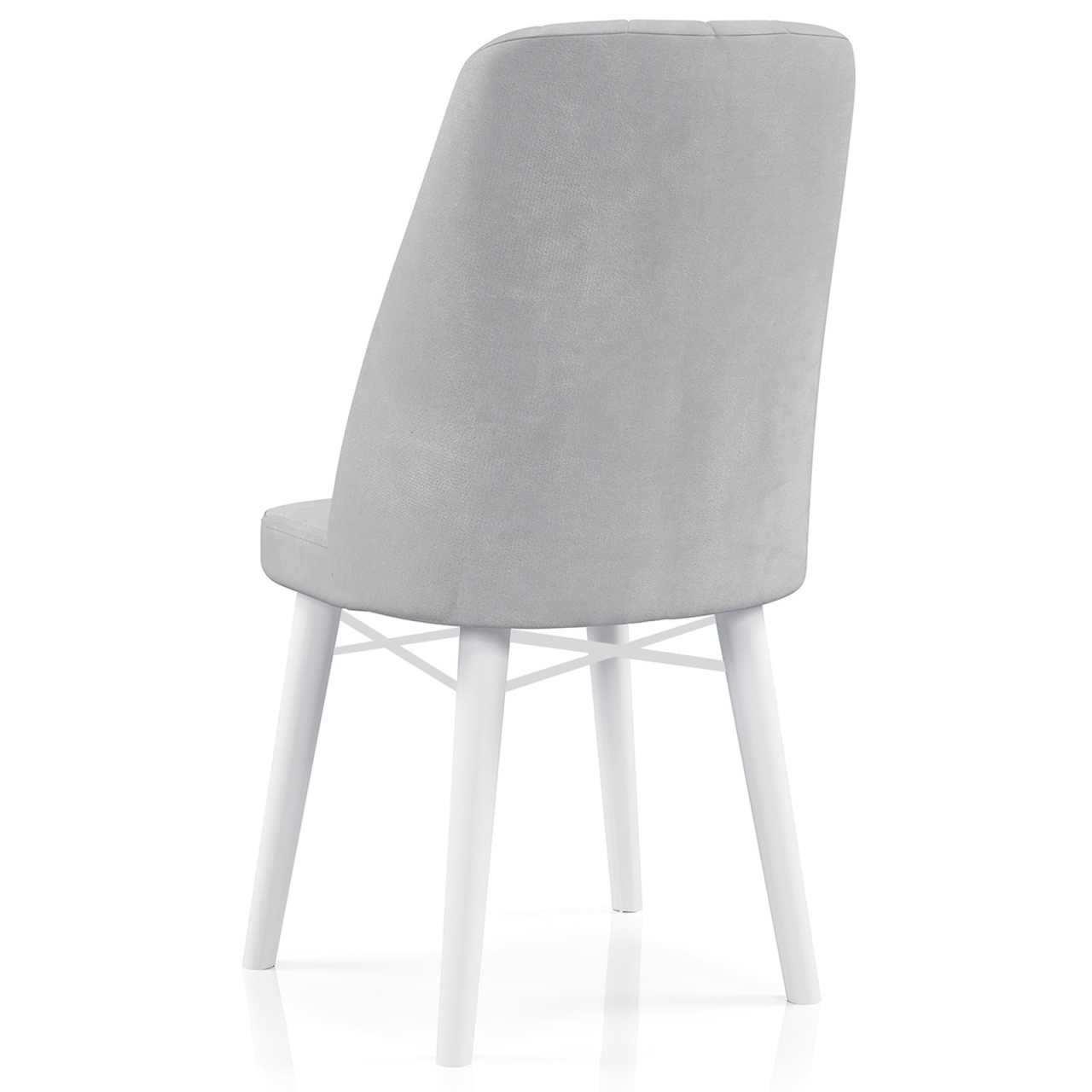 Babyface Grand Scaun Gri - Scaun Elegant și Durabil din Lemn pentru Bucătărie și Sufragerie [2]