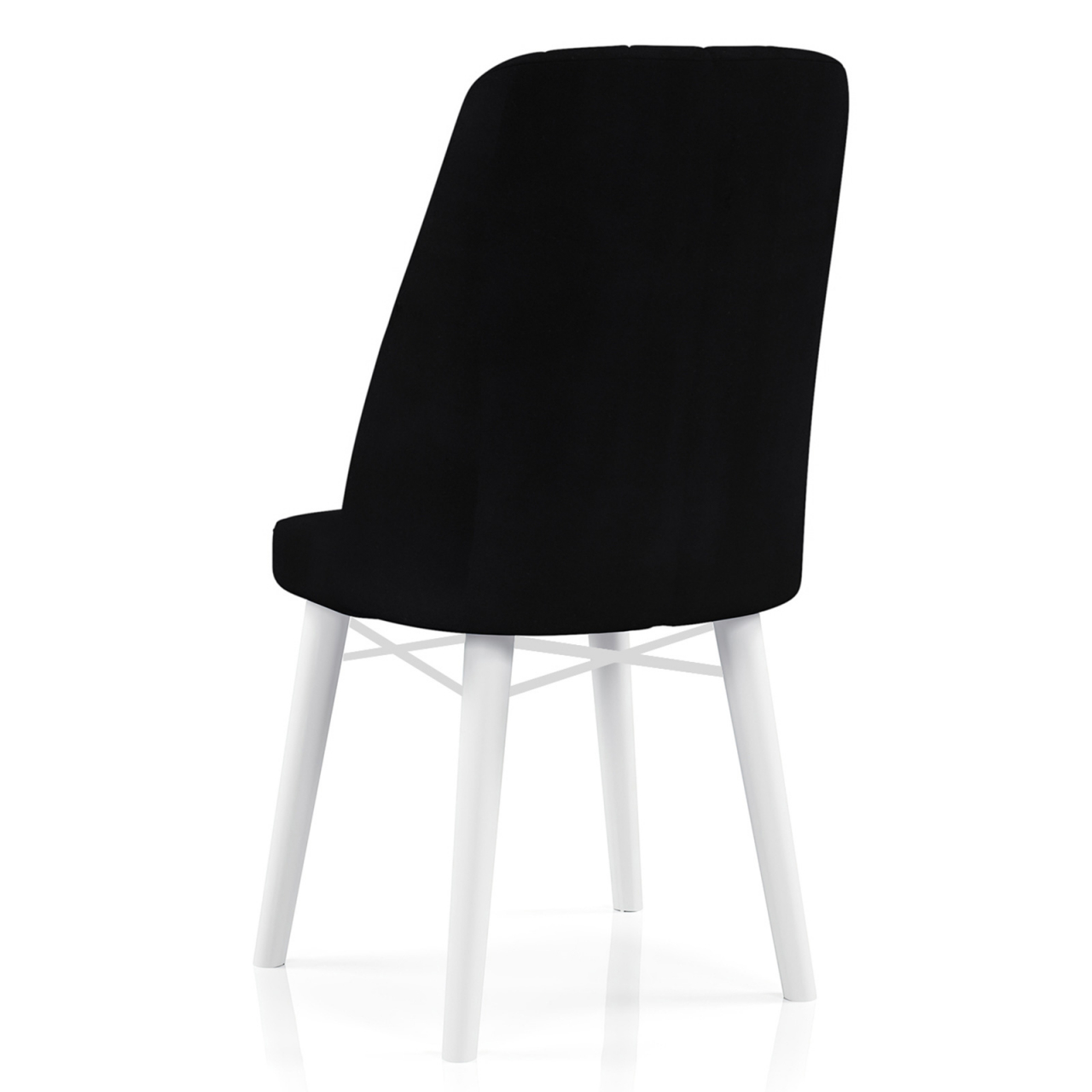 Babyface Grand Scaun Negru - Scaun Elegant și Durabil din Lemn pentru Bucătărie și Sufragerie [2]