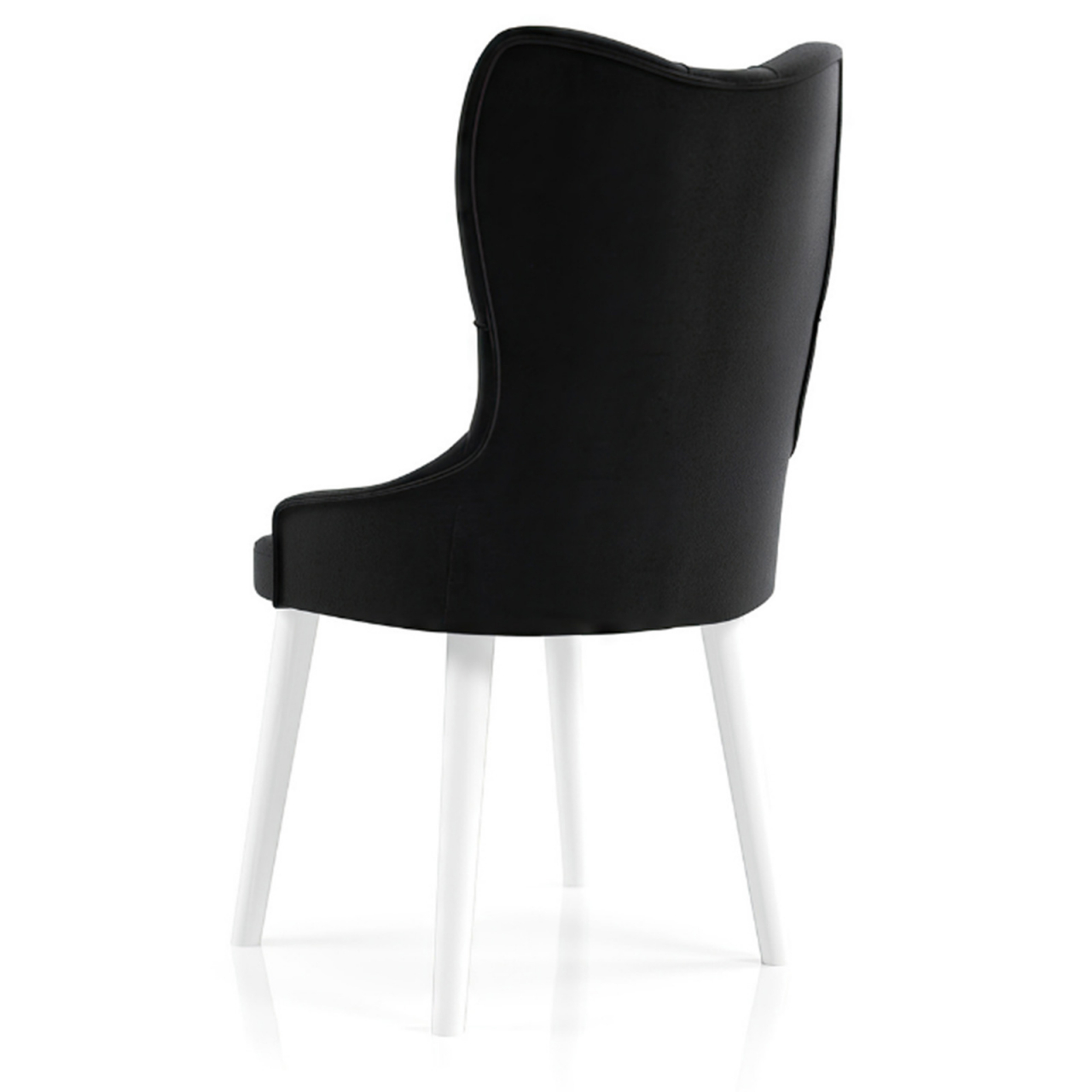 Babyface Majestic Scaun Negru - Scaun Elegant și Durabil din Lemn pentru Interior [2]