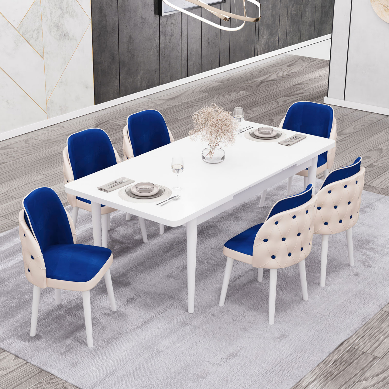 Babyface Royale Albastru-Crem [2]