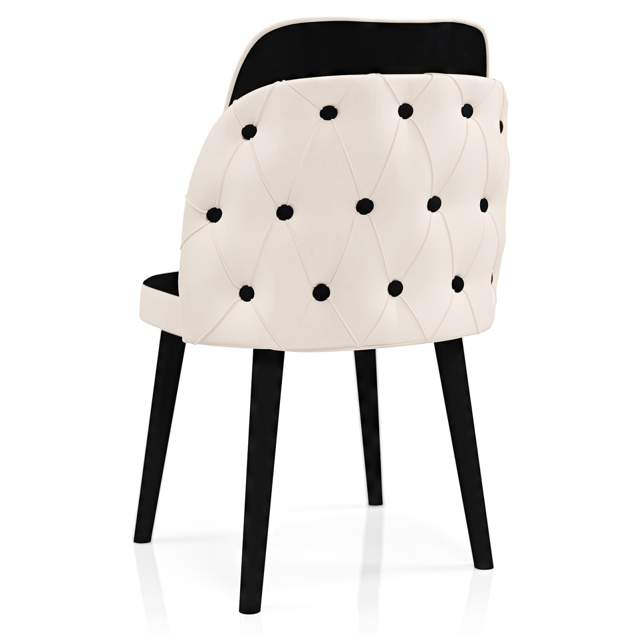 Scaunul Royale Negru-Crem: Eleganță și Confort pentru Fiecare Spațiu [2]