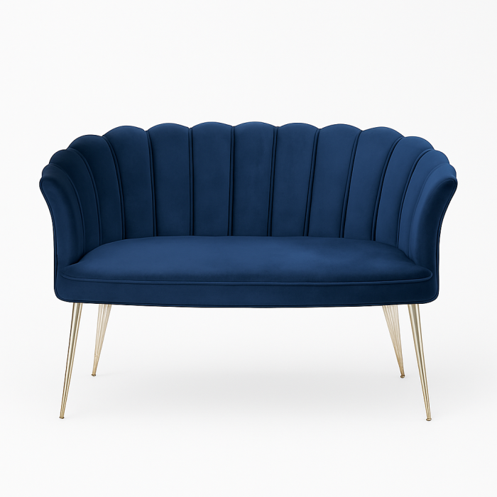 Canapea 3 Locuri Daisy, Albastru Babyface - Eleganță Minimalistă și Confort Premium [1]