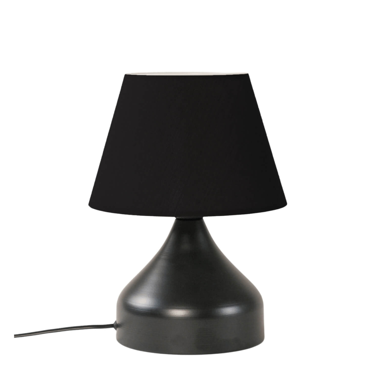 Casa Modern Abajur Milano cu Structură Metalică și Abajur Negru - Eleganță și Stil Industrial Sofisticat - CMD-3125 [2]