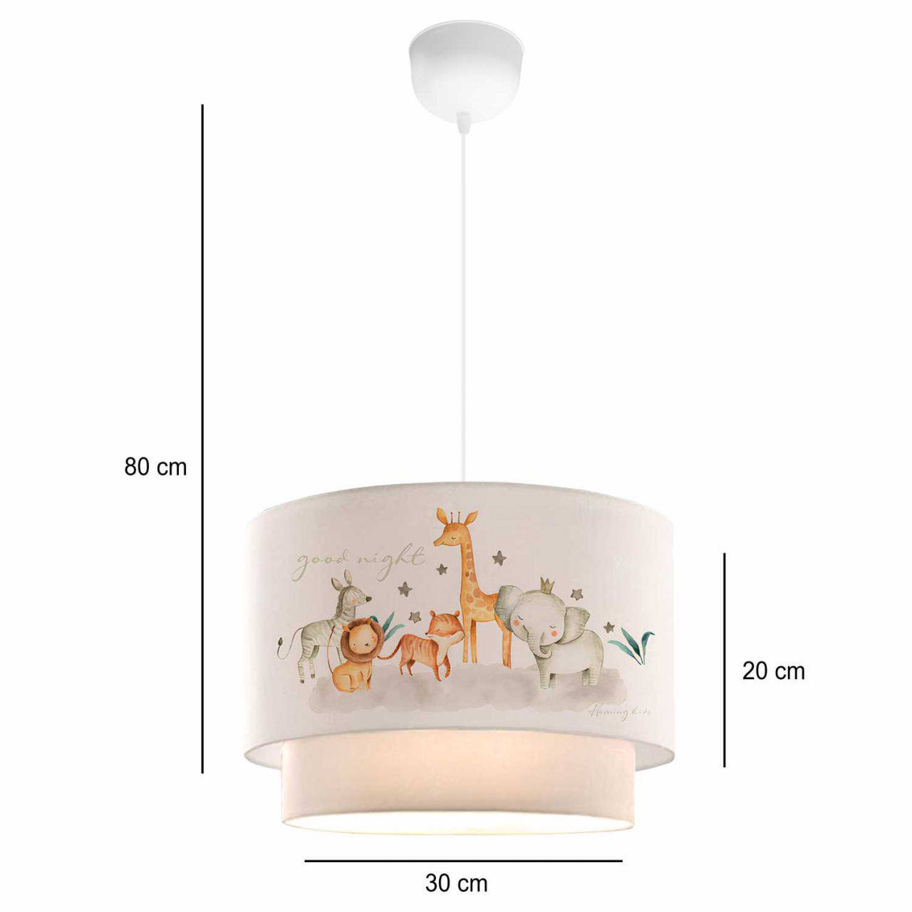 Casa Modern Sarkıt Avize "Prăjitură" din Țesătură pentru Camera Copilului - Un Decor Dulce și Vesel - CMD-2992 [3]