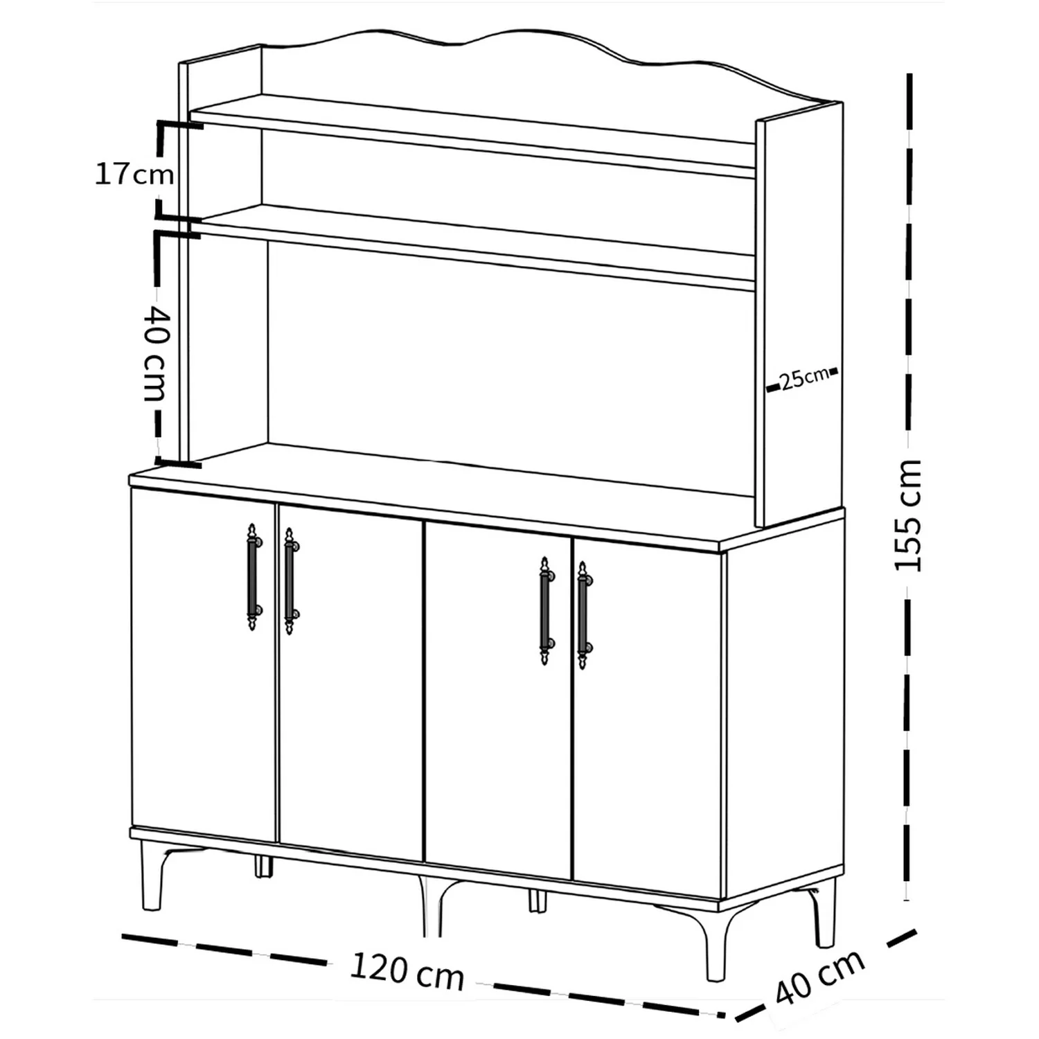 Dulap de Colț pentru Cafea, Stejar și Alb Lucios - Eleganță și Funcționalitate în Stil Modern [2]