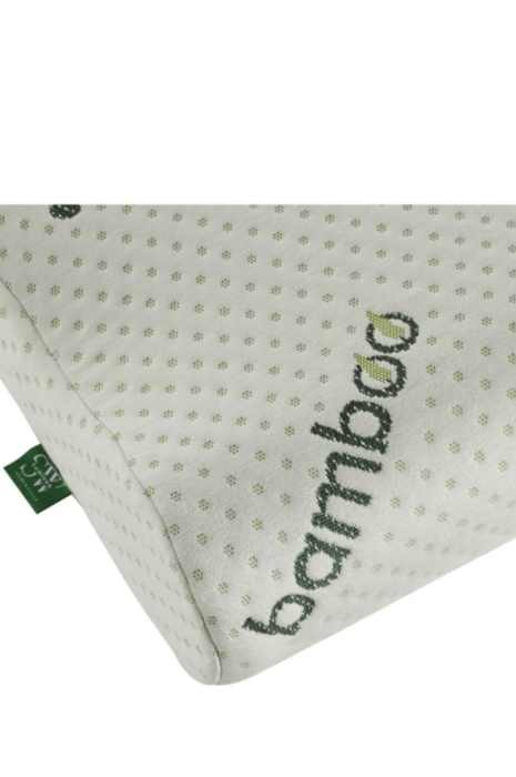 Pernă ortopedică vâscoasă cu suport medical pentru gât, cu husă din bambus, cu două fețe, 51x41x13 [3]