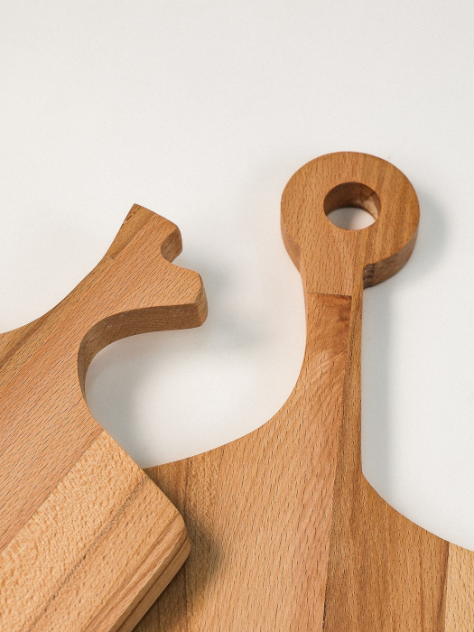 Set 2 Tocătoare Alesund din Lemn de Fag – Design Natural și Versatil pentru Bucătărie [3]