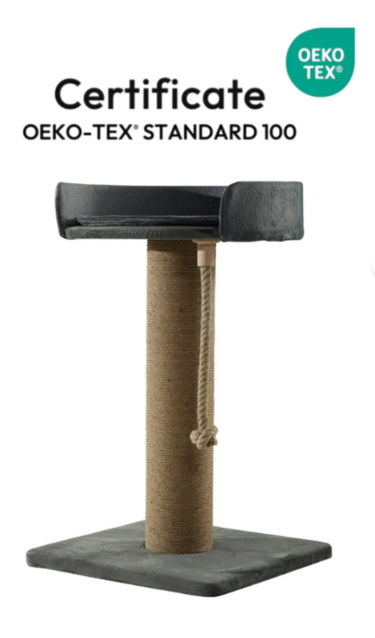 Zgâriator de lux Skye pentru pisici, jucărie din frânghie, zonă de odihnă cu pernă [2]