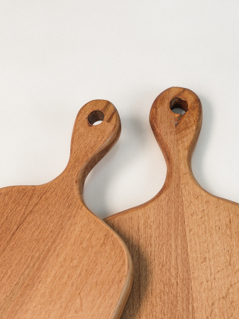 Set 2 Tocătoare Tromso din Lemn de Fag – Placă de Tăiat și Servit, Două Dimensiuni Utile [2]