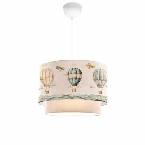 Casa Modern Sarkıt Avize cu Balon cu Aer Cald pentru Camera Copilului - Un Decor de Vis și Plin de Fantezie - CMD241678 [1]