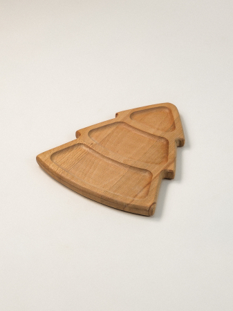 Echipamente de bucătărie - Set 5 Platouri de Servire de Crăciun Nordkapp din Lemn de Fag – 2 Dreptunghiulare & 3 Pătrate