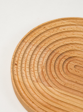 Tocător Royken pentru Pâine din Lemn de Fag – Placă de Tăiat cu Caneluri, 32x22 cm [2]