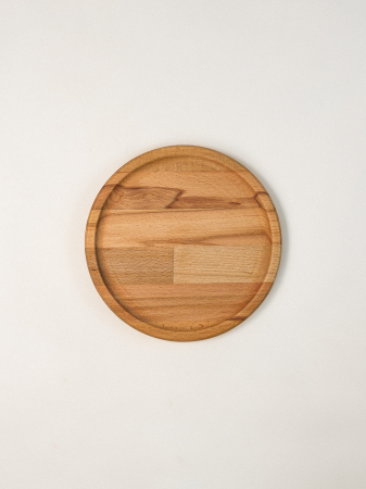 Farfurie/Platou Rotund Nordby din Lemn de Fag – Design Natural și Versatil, 30 cm [1]