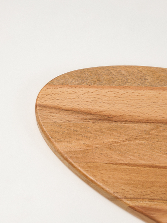 Platou Oval Mare de Servire Brânzeturi Orebro din Lemn de Fag – Design Elegant, 47 cm [2]