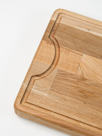 Tocător Gros Molde pentru Carne din Lemn de Fag – Placă Masivă de Tăiat și Servit, 39x24 cm [2]