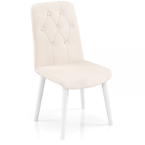 Scaun - Babyface Elite Scaun Crem - Eleganță și Confort pentru Casa Ta